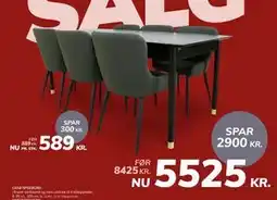 Daells Bolighus CASØ SPISEBORD tilbud