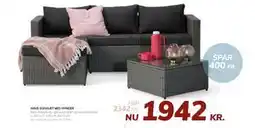 Daells Bolighus HAVE SOFASÆT MED HYNDER tilbud