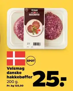 Netto Velsmag danske hakkebøffer tilbud