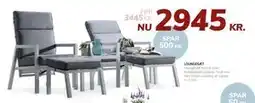 Daells Bolighus LOUNGESÆT tilbud