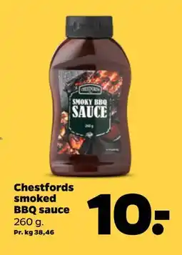 Netto Chestfords smoked BBQ sauce tilbud