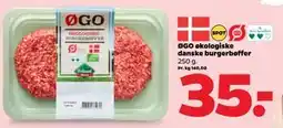 Netto ØGO økologiske danske burgerbøffer tilbud