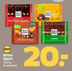 Netto Ritter Sport tilbud