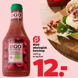 Netto ØGO økologisk ketchup tilbud