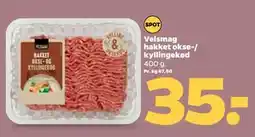 Netto Velsmag hakket okse-/ kyllingekød tilbud