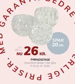 Daells Bolighus FYRFADSSTAGE tilbud