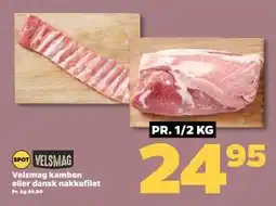 Netto Velsmag kamben eller dansk nakkefilet tilbud
