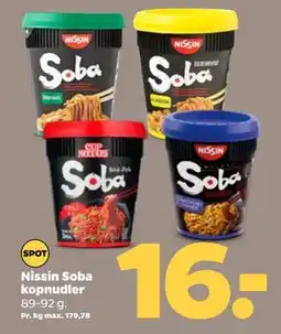 Netto Nissin Soba kopnudler tilbud
