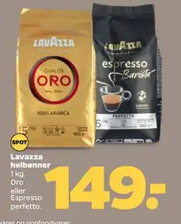 Netto Lavazza helbønner tilbud