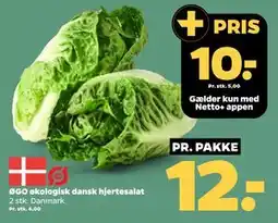 Netto ØGO økologisk dansk hjertesalat tilbud