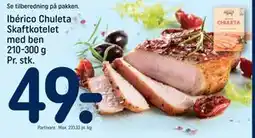 REMA 1000 Ibérico Chuleta Skaftkotelet med ben 210-300 g Pr. stk tilbud