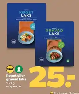 Netto Røget eller gravad laks tilbud