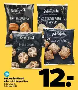 Netto Bakersfield brød eller mini baguettes tilbud