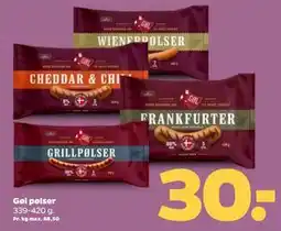 Netto Gøl pølser tilbud