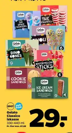 Netto Gelato Classico iskasse tilbud