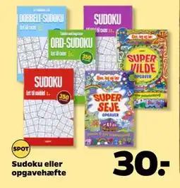 Netto Sudoku eller opgavehæfte tilbud