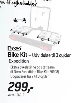 Thansen Bike Kit - Udvidelse til 3 cykler tilbud