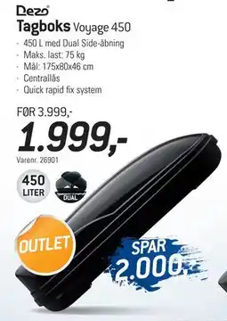 Thansen Tagboks Voyage 450 tilbud