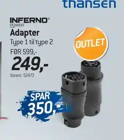 Thansen Adapter tilbud