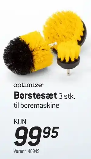 Thansen Børstesæt. 3 stk tilbud