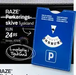 Thansen Parkeringsskive tilbud