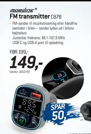 Thansen FM transmitter tilbud