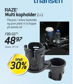 Thansen Multi kopholder 2-i-1 tilbud