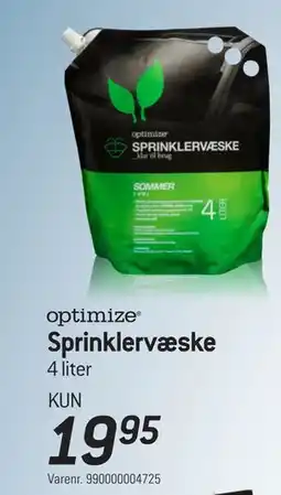 Thansen Sprinklervæske tilbud