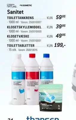 Thansen Sanitet tilbud