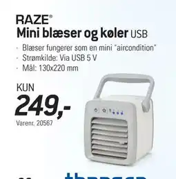 Thansen Mini blæser og køler tilbud