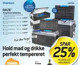 Thansen Kompressor kølebokse tilbud