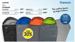 Thansen Soveposer tilbud