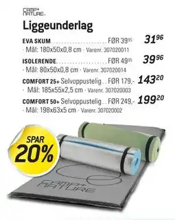 Thansen Liggeunderlag tilbud