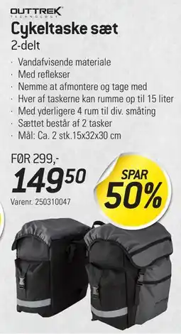 Thansen Cykeltaske sæt tilbud