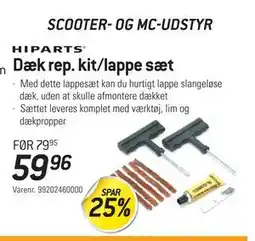 Thansen Dæk rep. kit/lappe sæt tilbud