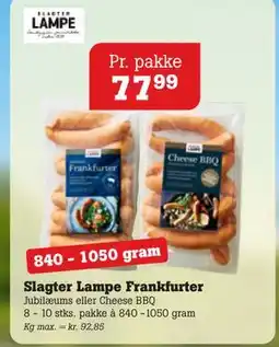 Poetzsch Padborg Slagter Lampe Frankfurter tilbud
