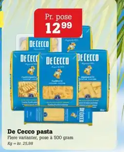 Poetzsch Padborg De Cecco pasta tilbud