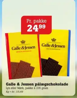 Poetzsch Padborg Galle Jessen pålægschokolade tilbud