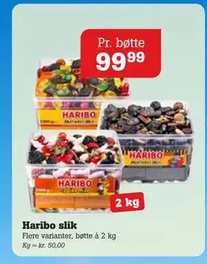 Poetzsch Padborg Haribo slik tilbud
