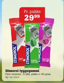 Poetzsch Padborg Stimorol tyggegummi tilbud