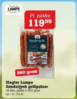 Poetzsch Padborg Slagter Lampe Sønderjysk grillpølser tilbud