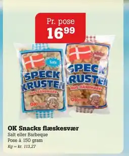Poetzsch Padborg OK Snacks flæskesvær tilbud