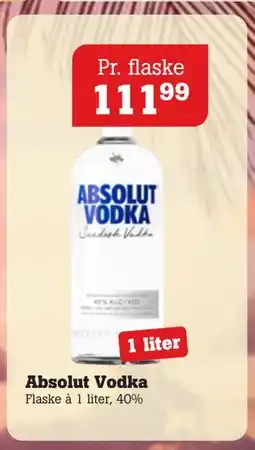 Poetzsch Padborg Absolut Vodka tilbud