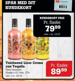 Poetzsch Padborg Teichenné Licor Crema con Tequila tilbud