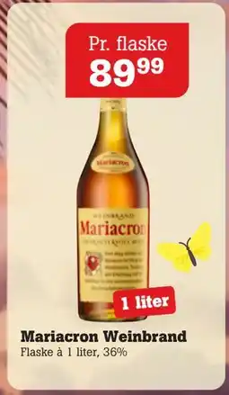 Poetzsch Padborg Mariacron Weinbrand tilbud