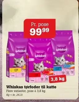 Poetzsch Padborg Whiskas tørfoder til katte tilbud
