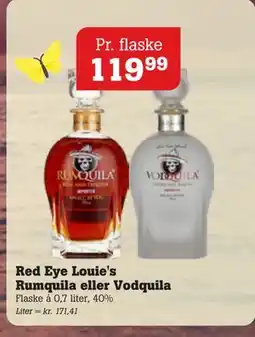 Poetzsch Padborg Red Eye Louie's Rumquila eller Vodquila tilbud