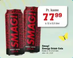 Poetzsch Padborg Smag! Energy Drink Cola tilbud