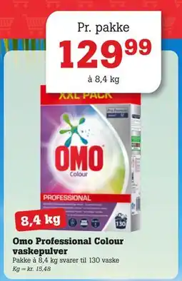 Poetzsch Padborg Omo Professional Colour vaskepulver tilbud
