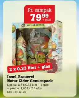 Poetzsch Padborg Insel-Brauerei Natur Cider Genusspack tilbud
